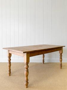 An English Country Pine 6ft Dining Table