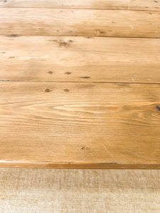 An English Country Pine 6ft Dining Table