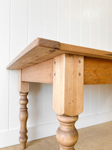 An English Country Pine 6ft Dining Table
