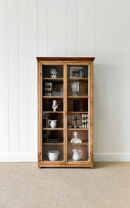 A 19th Century English Pine Glazed Bookcase