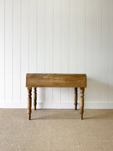 An English Country Pine Dining or Pembroke Drop Leaf Table