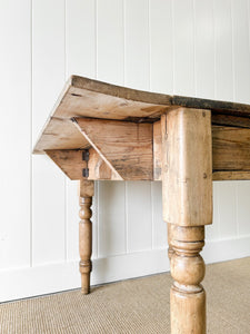 An English Country Pine Dining or Pembroke Drop Leaf Table