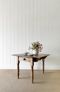 An English Country Pine Dining or Pembroke Drop Leaf Table
