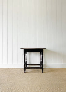 A Very Good English Oak 18th Century Side Table or Nightstand
