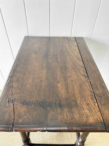 A Very Good English Oak 18th Century Side Table or Nightstand