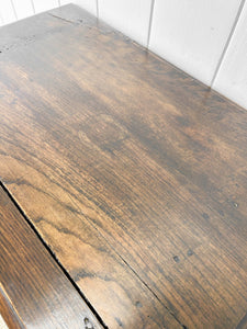 A Very Good English Oak 18th Century Side Table or Nightstand