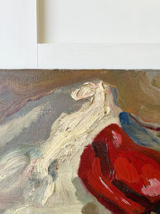 A Swedish Still Life Painting of Fish and Red Peppers c1920