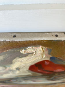 A Swedish Still Life Painting of Fish and Red Peppers c1920