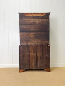 A Stunning Mahogany 19th Century English Secretary Bookcase