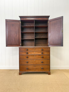 A Stunning Mahogany 19th Century English Secretary Bookcase