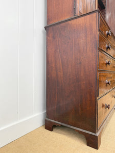 A Stunning Mahogany 19th Century English Secretary Bookcase
