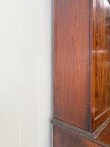 A Stunning Mahogany 19th Century English Secretary Bookcase