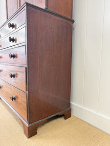 A Stunning Mahogany 19th Century English Secretary Bookcase