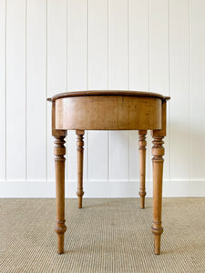 An Antique French Country Pine Side Table c1890