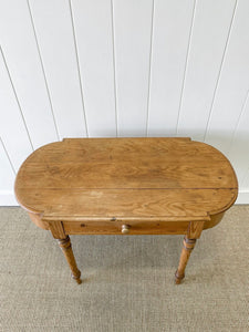 An Antique French Country Pine Side Table c1890
