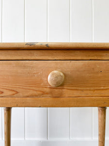An Antique French Country Pine Side Table c1890