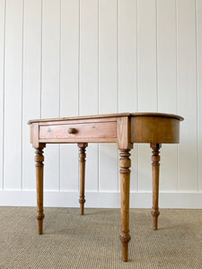 An Antique French Country Pine Side Table c1890