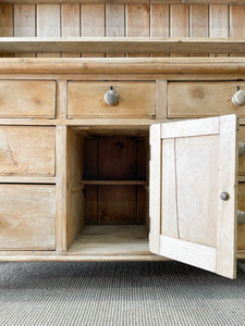A 19th Century Pine Welsh Dresser or Cupboard