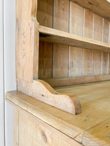A 19th Century Pine Welsh Dresser or Cupboard