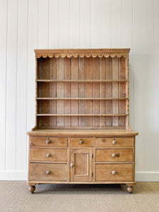 A 19th Century Pine Welsh Dresser or Cupboard