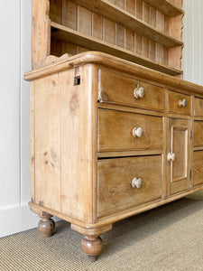 A 19th Century Pine Welsh Dresser or Cupboard