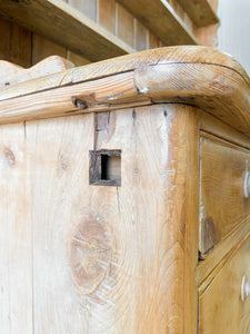 A 19th Century Pine Welsh Dresser or Cupboard