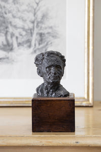 Louis Brandeis Bust on Wooden Platform