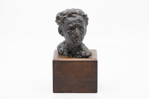Louis Brandeis Bust on Wooden Platform