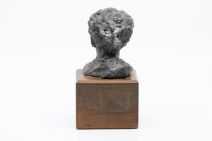 Louis Brandeis Bust on Wooden Platform