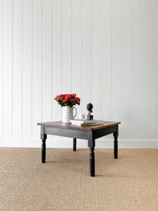 An Antique English Country Pine Coffee Table