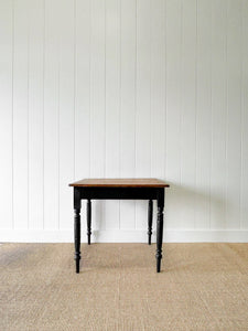 Antique English Country Pine Farmhouse Table c1890