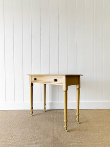 An English Country Pine Console Table or Desk c1860
