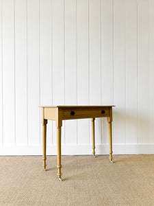 An English Country Pine Console Table or Desk c1860