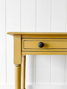 An English Country Pine Console Table or Desk c1860