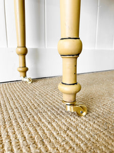An English Country Pine Console Table or Desk c1860
