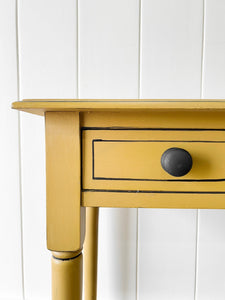 An English Country Pine Console Table or Desk c1860