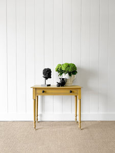 An English Country Pine Console Table or Desk c1860