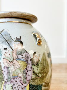 An Antique Famille Rose Style Teapot
