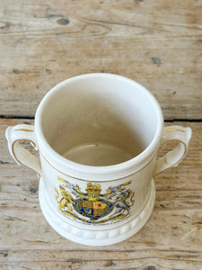 A Wonderful Antique Elizabeth II Coronation Cup by Brentleigh Ware 1953