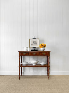 A Graceful and Shallow Antique English Country Console Table