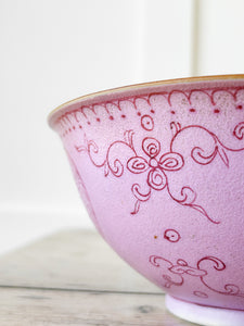 Famille Rose Qing Dynasty Bowl 19th Century