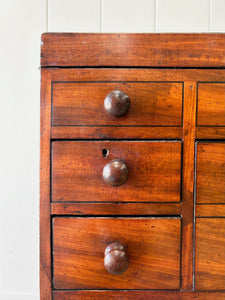 An Antique English Server or Bachelors Chest with 7 Drawers