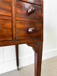An Antique English Server or Bachelors Chest with 7 Drawers