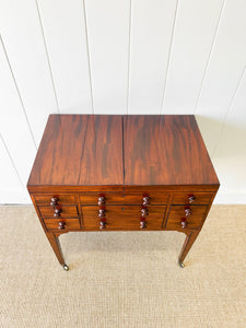 An Antique English Server or Bachelors Chest with 7 Drawers