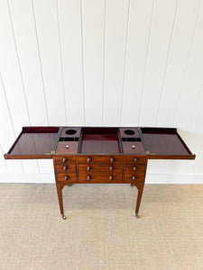 An Antique English Server or Bachelors Chest with 7 Drawers