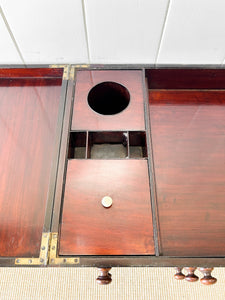 An Antique English Server or Bachelors Chest with 7 Drawers