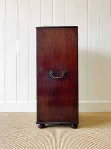 An Antique English Mahogany Music Stand or Cabinet