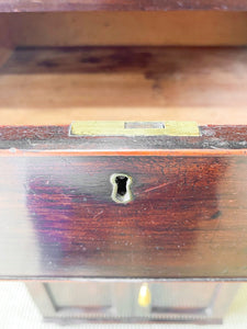 An Antique English Mahogany Music Stand or Cabinet