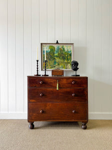 A 18th Century English Country Oak Chest of Drawers Dresser