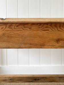 An English 9ft  Early 19th Century Country Pine Farmhouse Dining Harvest Table